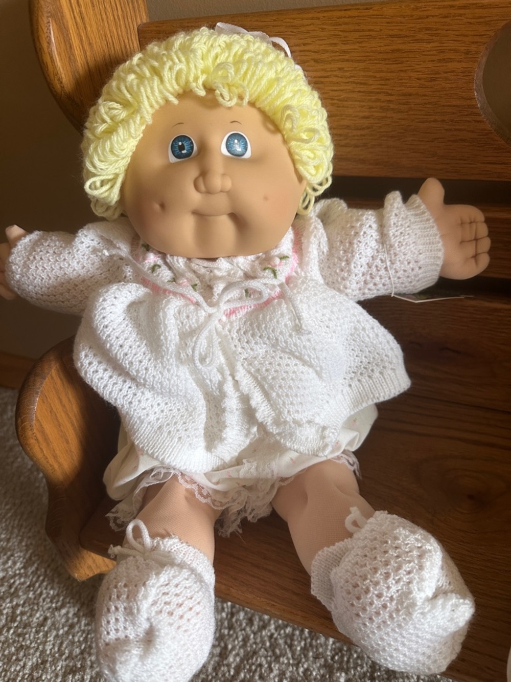 ‘84 & ‘85 Vintage Cabbage Patch Red-Head & Blonde Baby Doll - Picture 3 of 16